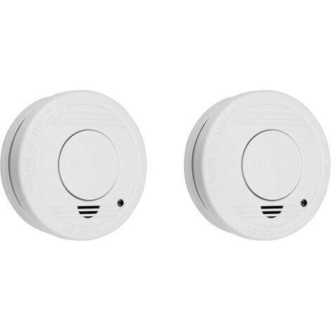 Smartwares Rauchwarnmelder 2er-Pack 1 Jahres Batterie Rauch- & Gasmelder