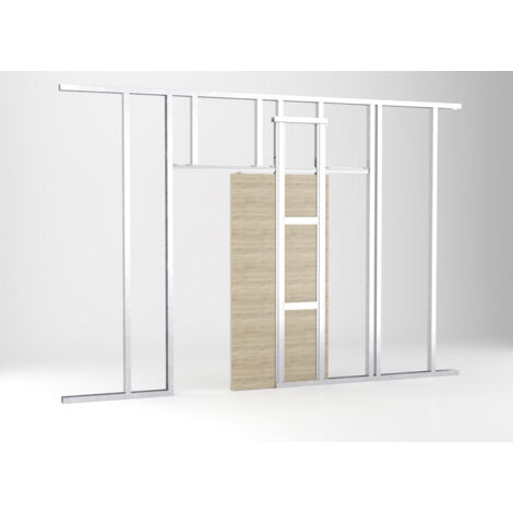 Knauf Schiebetürsystem Pocket Kit Easy Standard für Holz- und Glastürblatt CW 75 Schiebetür