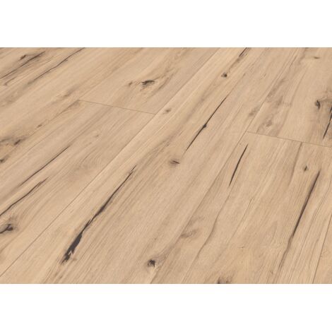 Classen Designboden HydroClick 128,5 x 19,2 cm 9 mm Graueiche Laminat (1/3)