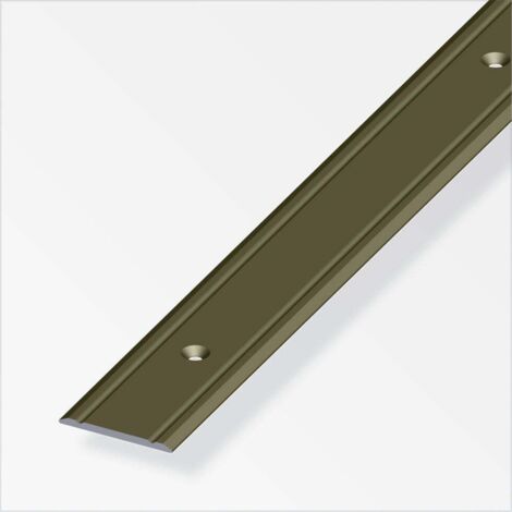 alfer Übergangsprofil 2 m, 30 x 2 mm Aluminium eloxiert bronze Übergangsprofil
