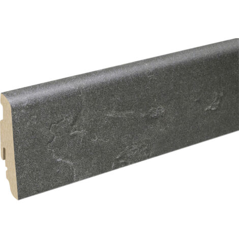 Neuhofer Fußleiste 240 cm 58 x 19 mm Ölschiefer Sockelleiste