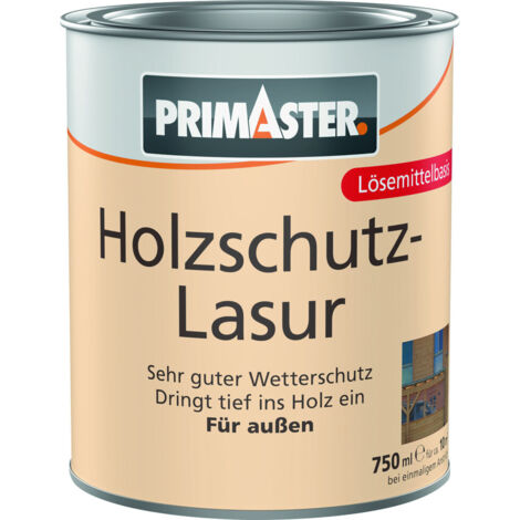 Primaster Holzschutz-Lasur 750 ml palisander Holzlasur