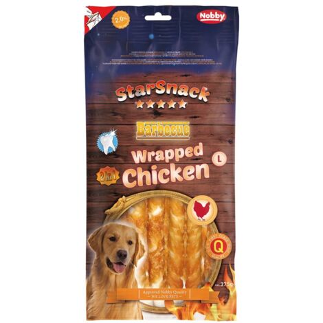 Nobby StarSnack Hundeleckerli Barbecue Wrapped Chicken 375 g Soft-Snack (1/2)