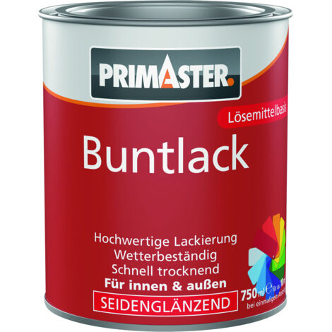 Primaster Buntlack 750 ml lichtgrau seidenmatt Lack