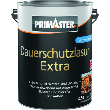 Primaster Dauerschutzlasur Extra 2,5 L anthrazitgrau Holzlasur