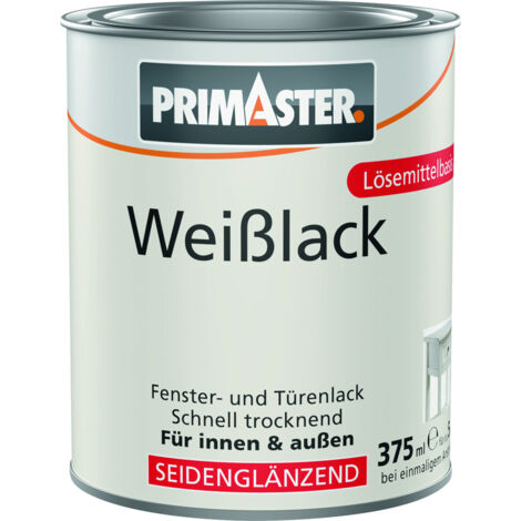 Primaster Weißlack seidenmatt 375 ml weiß
