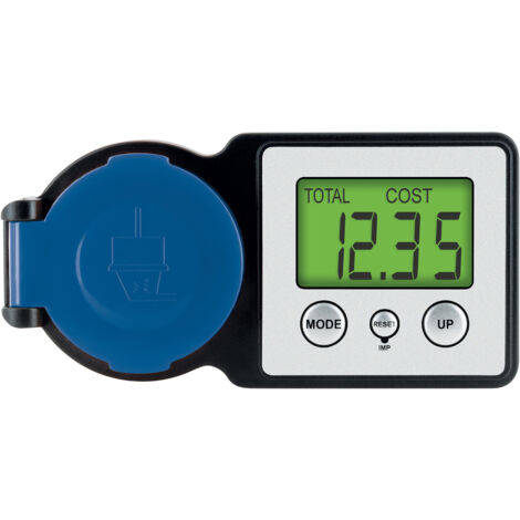 Schwaiger Energiekosten Messgerät STEM1044 Display beleuchtet, IP44 Solarenergie-Zubehör