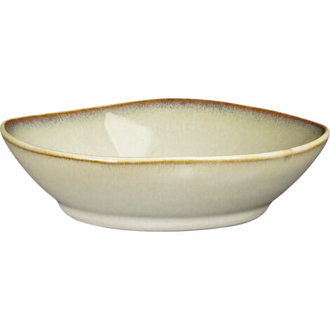 Mica Decorations Schale Racco stoneware 4 x 12 cm beige