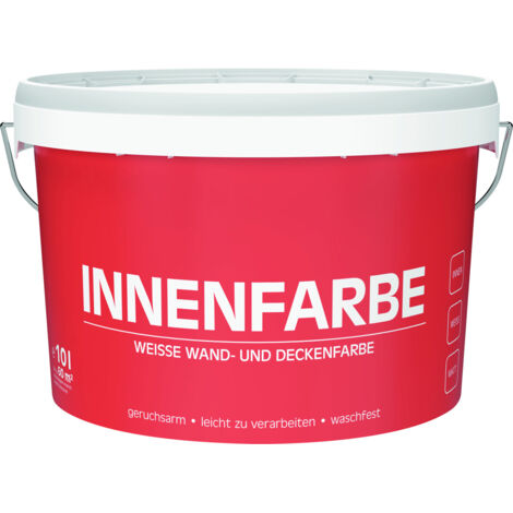 Innenwandfarbe weiß 10 L