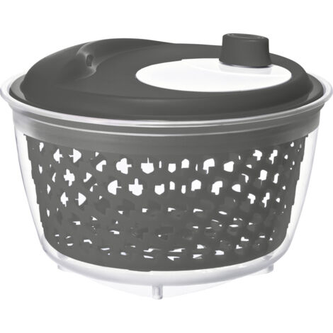 Rotho Salatschleuder Fresh 4,5 L schwarz (1/2)