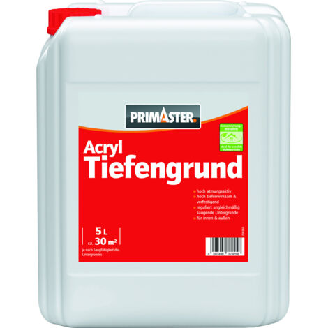 Primaster Acryl Tiefengrund 5 L farblos