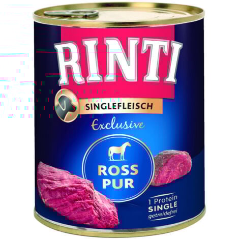 RINTI Hirsch Nassfutter Für Hunde - 100% Singlefleisch, Getreidefrei 10x150g