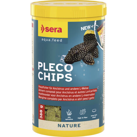 Sera Fischfutter Pleco Chips 1 L Pellets