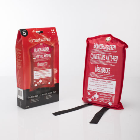 Smartwares Feuerlöschdecke BBD130 Maße 100 x 100 cm Feuerlöschdecke (1/5)