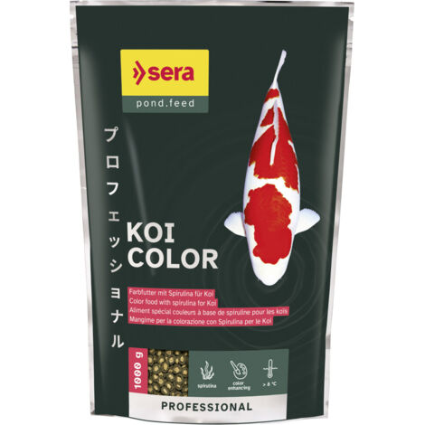 Sera Koifutter Professional Color mit Spirulina 1 kg Pellets