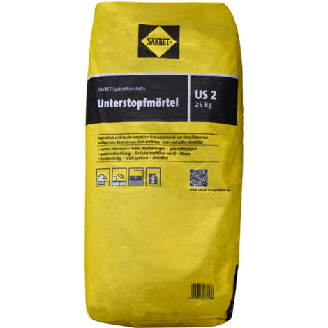 SAKRET Unterstopfmörtel US 2 grau 2,0 mm 25 kg Sack Estrich & Mörtelprodukte