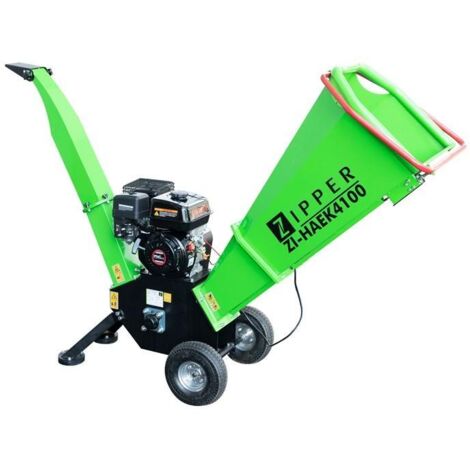 BENZIN GARTEN HÄCKSLER HOLZHÄCKSLER 196CC 100MM ZIPPER ZI-HAEK4100