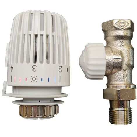 Heimeier Thermostatventil-Set V-Exact II 1/2 Durchgang Heizkörperthermostat