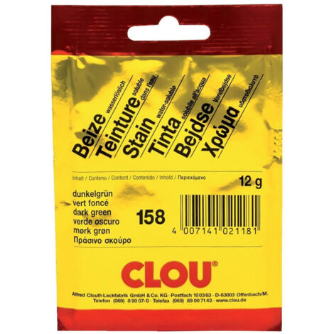 Clou Pulverbeize 12 g dunkelgrün Beizen