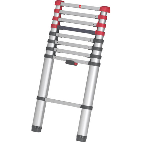 Hailo FlexLine, Alu-Sicherheits-Teleskopleiter, 9 Sprossen