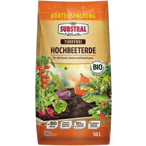 SUBSTRAL® Naturen® BIO Hochbeeterde torffrei 50 Liter