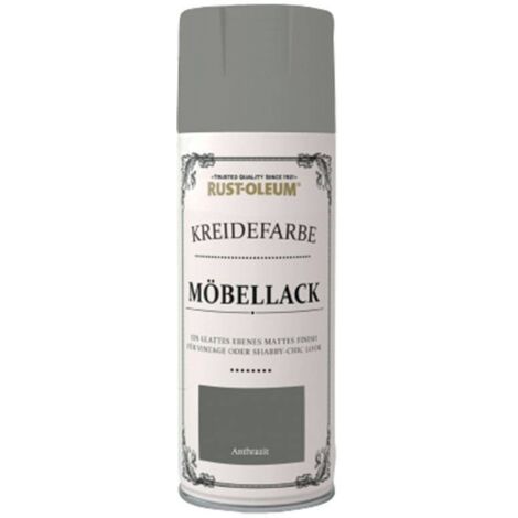 Rust-Oleum Kreidefarbe Möbellack Sprühlack 400ml anthrazit