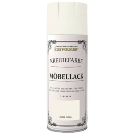 Rust-Oleum Kreidefarbe Möbellack Sprühlack 400ml antik weiss