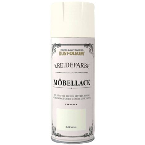 Rust-Oleum Kreidefarbe Möbellack Sprühlack 400ml kalkweiss