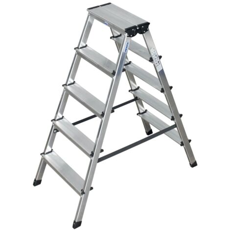 Krause Doppelleiter Stehleiter Dopplo Trittleiter 2x3 - 2x8 Stufen Stufenleiter