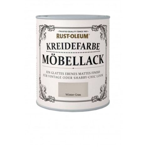 Rust-Oleum Kreidefarbe Möbellack 750 ml winter-grau Innen