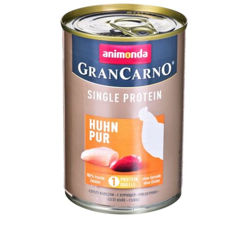 Animonda GranCarno Adult Single Huhn pur 400 g Nassfutter Hunde (1/2)