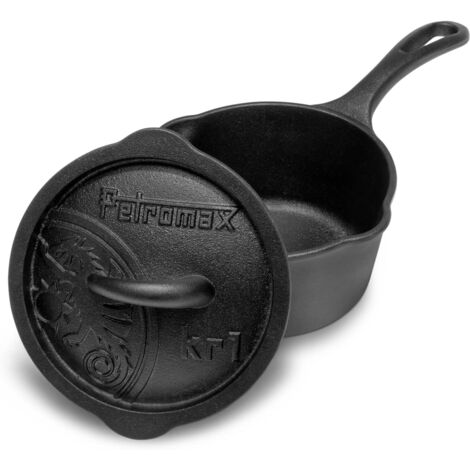 Petromax Gusseiserne Kasserolle mit Deckel kr2 Feuertöpfe (1/5)