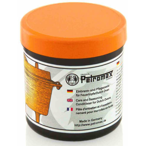 Petromax Einbrenn- und Pflegepaste lebensmittelecht für Feuertöpfe Dutch Oven