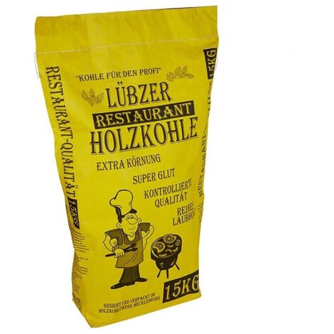 Favorit Grill Holzkohle 15 kg Kohle aus Laubholz, Qualität-Grillkohle für Profis