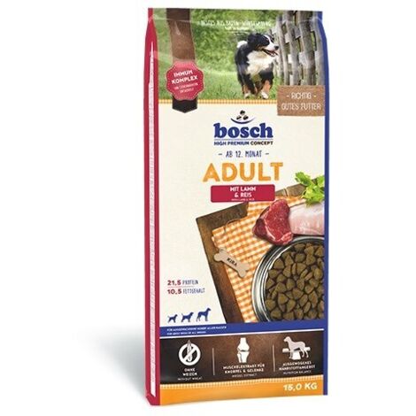 Bosch 01030 Adult Lamm Reis Trockenfutter für Hunde 3kg