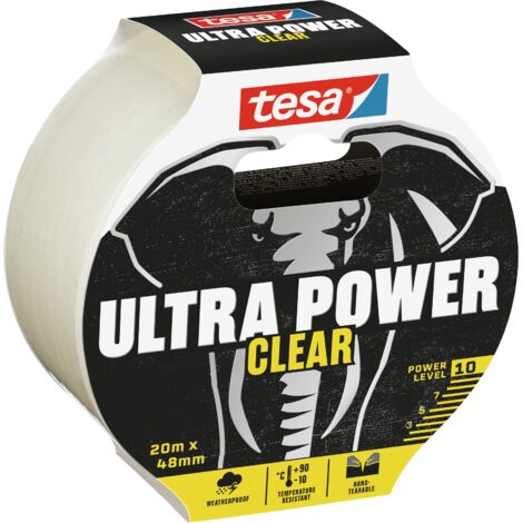 TESA Ultra Power Clear, Reparaturband, 48 mm x 20 m, transparent (1/5)