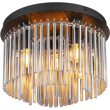 Globo - deckenleuchte - Gorley - schwarz - metall - Ø 32cm - E14 (1/5)