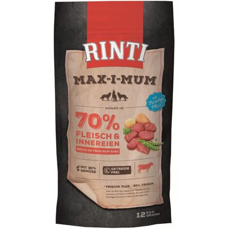 Rinti Max-i-Mum Hundetrockenfutter Adult 12 kg Rind Trockenfutter Hunde
