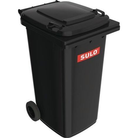 Müllgroßbehälter 240 l HDPE anthrazitgrau fahrbar, nach EN 840