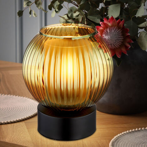 Globo - tischlampe - ZUMBA - grün - glas - Ø 15cm - E27 - 15638TG