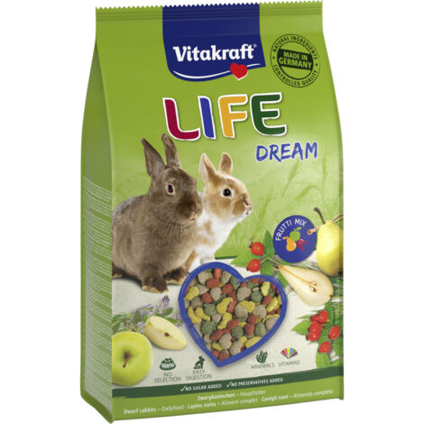 VITAKRAFT Life Dream für Zwergkaninchen - 1,8kg