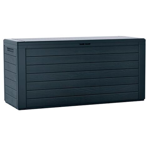 280 Liter Prosperplast Boardebox ausKunststoff in der Farbe Anthrazit 116 x 43,8 x 55 cm