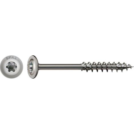 Spax Tellerkopfschrauben 8.0 x 160 mm TX 40 - 1 Stück Edelstahl Tellerkopfschrauben (1/3)