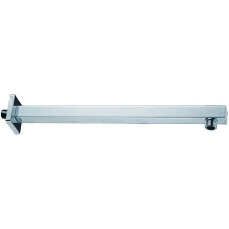 Primaster Brausearm für Kopfbrause eckig 50 cm mit Befestigungsplatte