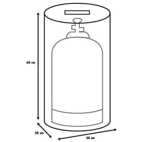 Primaster Schutzhülle Gasflaschen 11 kg Abdeckhaube Cover Gasflaschenschutzhülle