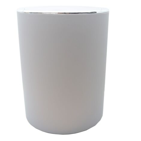 Trendline Kosmetikeimer 5 l taupe Mülleimer Abfalleimer Bad Badeimer