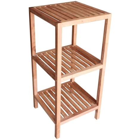 Primaster Standregal mit 3 Ablagen 36 x 36 x 79 cm Regal Bücherregal
