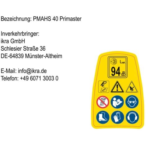 Primaster AkkuHeckenschere PMAHS 40 V Elektroheckenschere Strauchschere