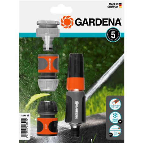 Gardena Grundausstattung Aktion mit Wasserspritze und Anschlussteile