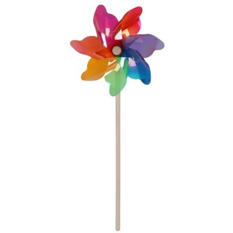 TrendLine Windrad bunt Ø ca.16 cm Standhöhe: ca. 48 cm Windspiel Windspirale